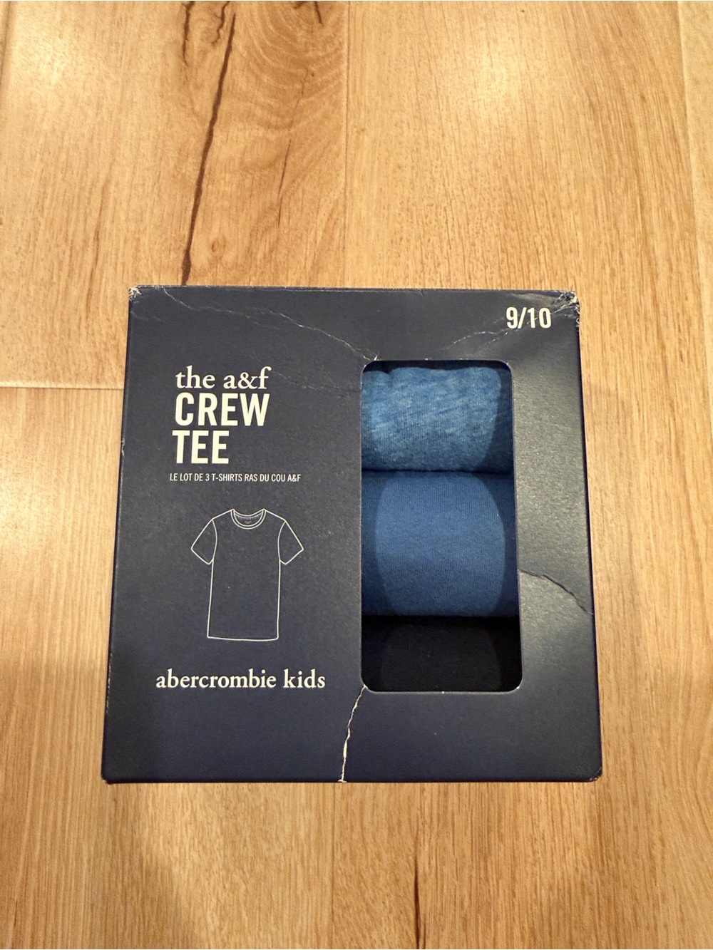 Abercrombie Kids 3-Pack Crew Tee